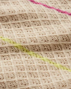 Migrate Organic Knitted Sweater - Oat Multi Stripe