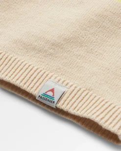 Migrate Organic Knitted Sweater - Oat Multi Stripe