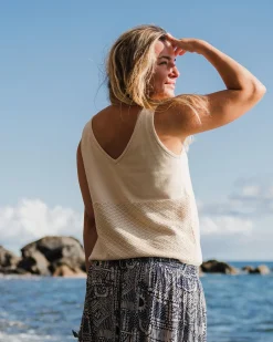 Migrate Organic Knitted Tank Top - Oat