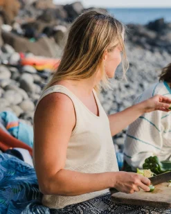 Migrate Organic Knitted Tank Top - Oat