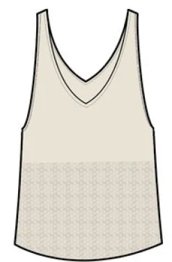 Migrate Organic Knitted Tank Top - Oat