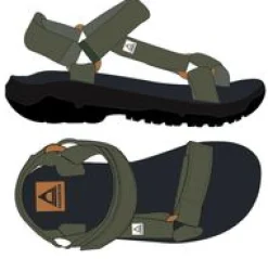 Monterey Roam Sandal - Khaki Green
