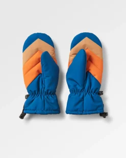 Moonlight Mittens - Tidal Blue Orange Multi