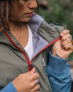 Moonlight Recycled Insulated Pullover - Dusty Olive