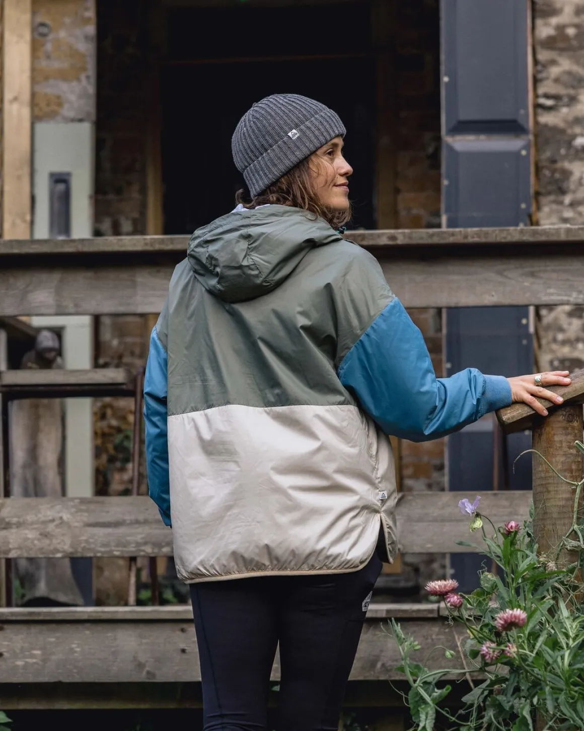 Moonlight Recycled Insulated Pullover - Dusty Olive