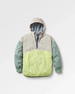 Moonlight Recycled Insulated Pullover - Lime Juice