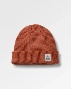 Moss Double Layer Recycled Waffle Hat - Baked Clay