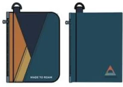 Mountain Recycled Card Holder - Tidal Blue Orange Multi