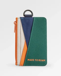 Mountain Recycled Card Holder - Rain Forest Orange Multi