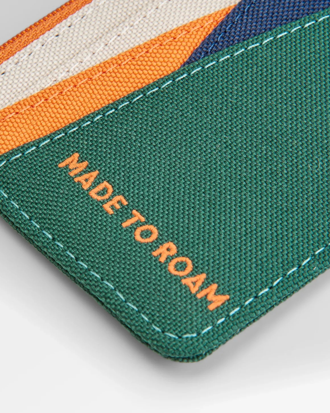Mountain Recycled Card Holder - Rain Forest Orange Multi