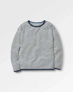 Muir Organic Knitted Sweater - Off White Stripe