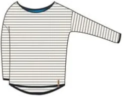 Muir Organic Knitted Sweater - Off White Stripe