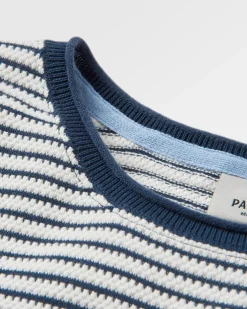 Muir Organic Knitted Sweater - Off White Stripe