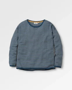 Muir Organic Knitted Sweater - Dark Denim