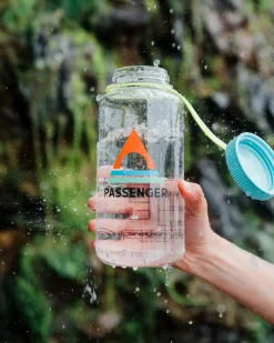 Nalgene 1L Wide Mouth Water Bottle - Clear