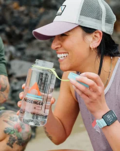 Nalgene 1L Wide Mouth Water Bottle - Clear