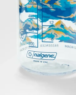 Nalgene 1L Wide Mouth Water Bottle - Winter Mountains