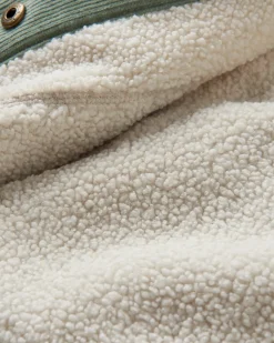 Nash Recycled Fleece Jacket - Vintage White