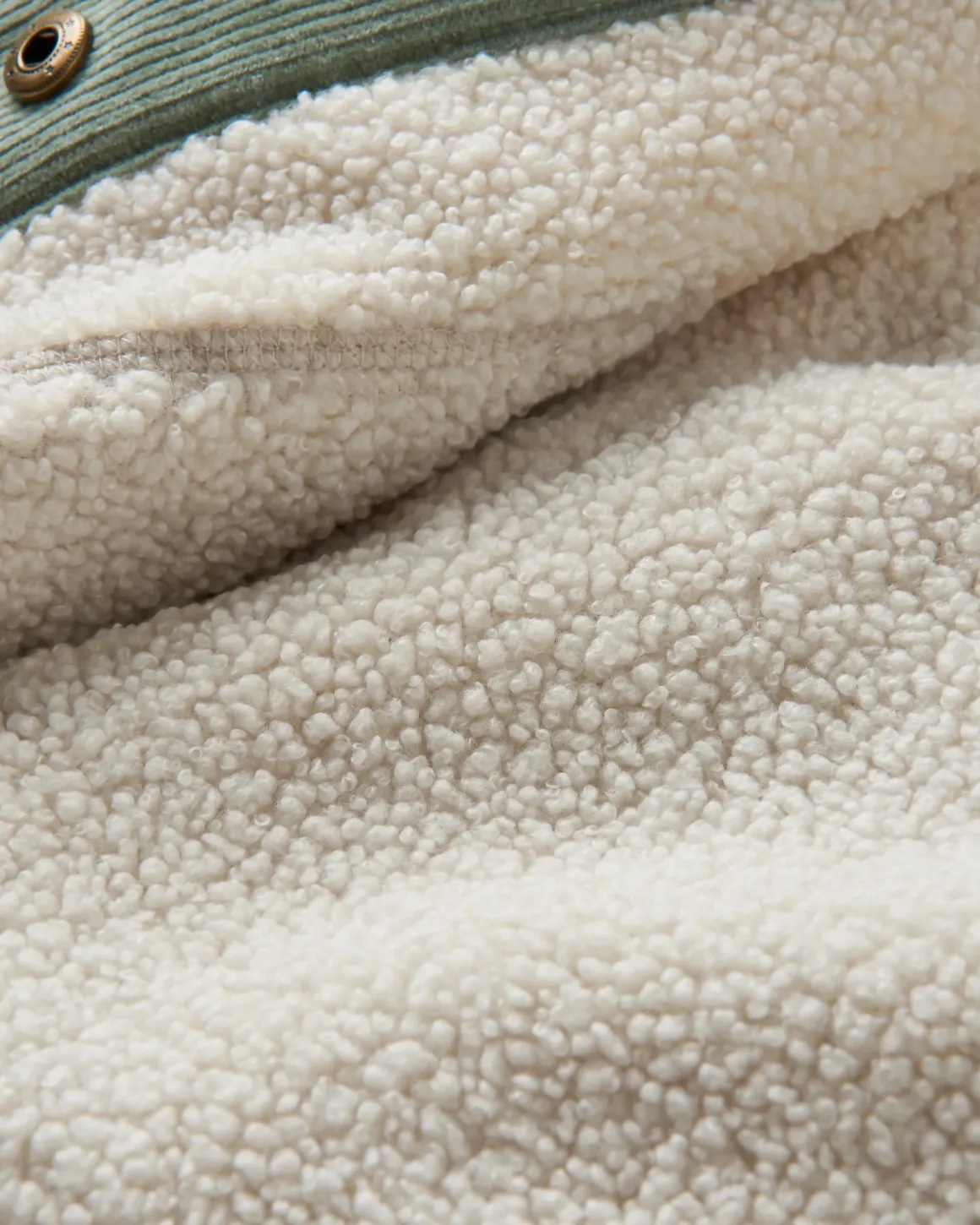 Nash Recycled Fleece Jacket - Vintage White