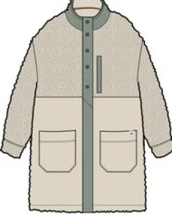 Nash Recycled Fleece Jacket - Vintage White