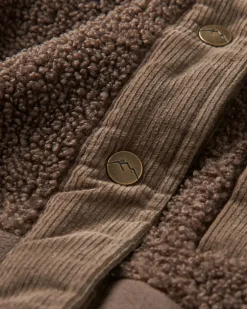 Nash Recycled Fleece Jacket - Coffee