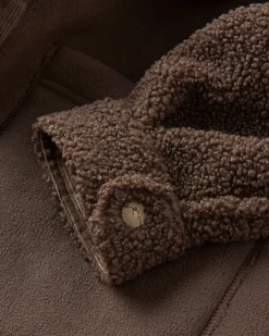 Nash Recycled Fleece Jacket - Coffee