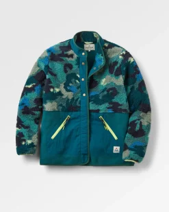 Navegado Recycled Soft-Touch Sherpa Fleece - Alpine Camo Rain Forest
