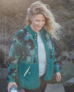 Navegado Recycled Soft-Touch Sherpa Fleece - Alpine Camo Rain Forest