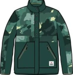 Navegado Recycled Soft-Touch Sherpa Fleece - Alpine Camo Rain Forest