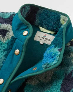 Navegado Recycled Soft-Touch Sherpa Fleece - Alpine Camo Rain Forest