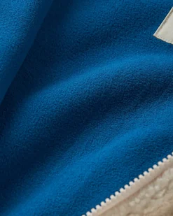 Nestling Recycled Polar-Lined Sherpa Fleece - Tidal Blue