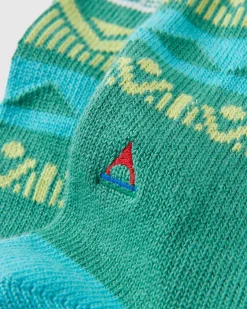 Nettle Organic Patterned Socks - Arctic