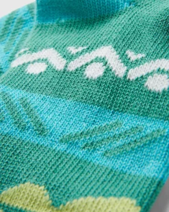 Nettle Organic Patterned Socks - Arctic