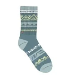 Nettle Organic Patterned Socks - Arctic