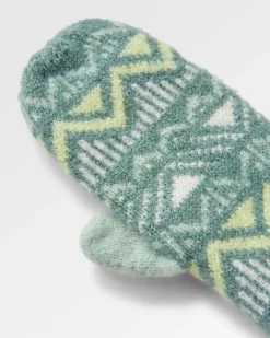 Nettle Recycled Fleece Lined Mittens - Arctic