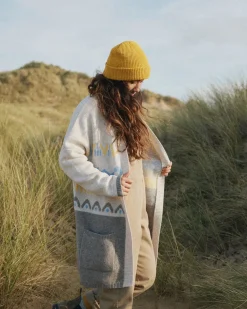 Nettle Recycled Knitted Cardigan - Birch