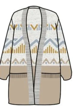 Nettle Recycled Knitted Cardigan - Birch