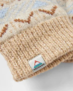 Nettle Recycled Knitted Gloves - Birch