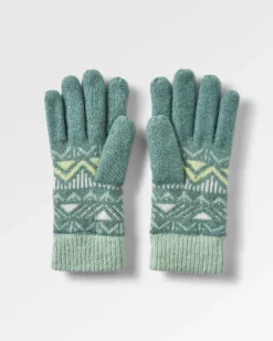 Nettle Recycled Knitted Gloves - Arctic