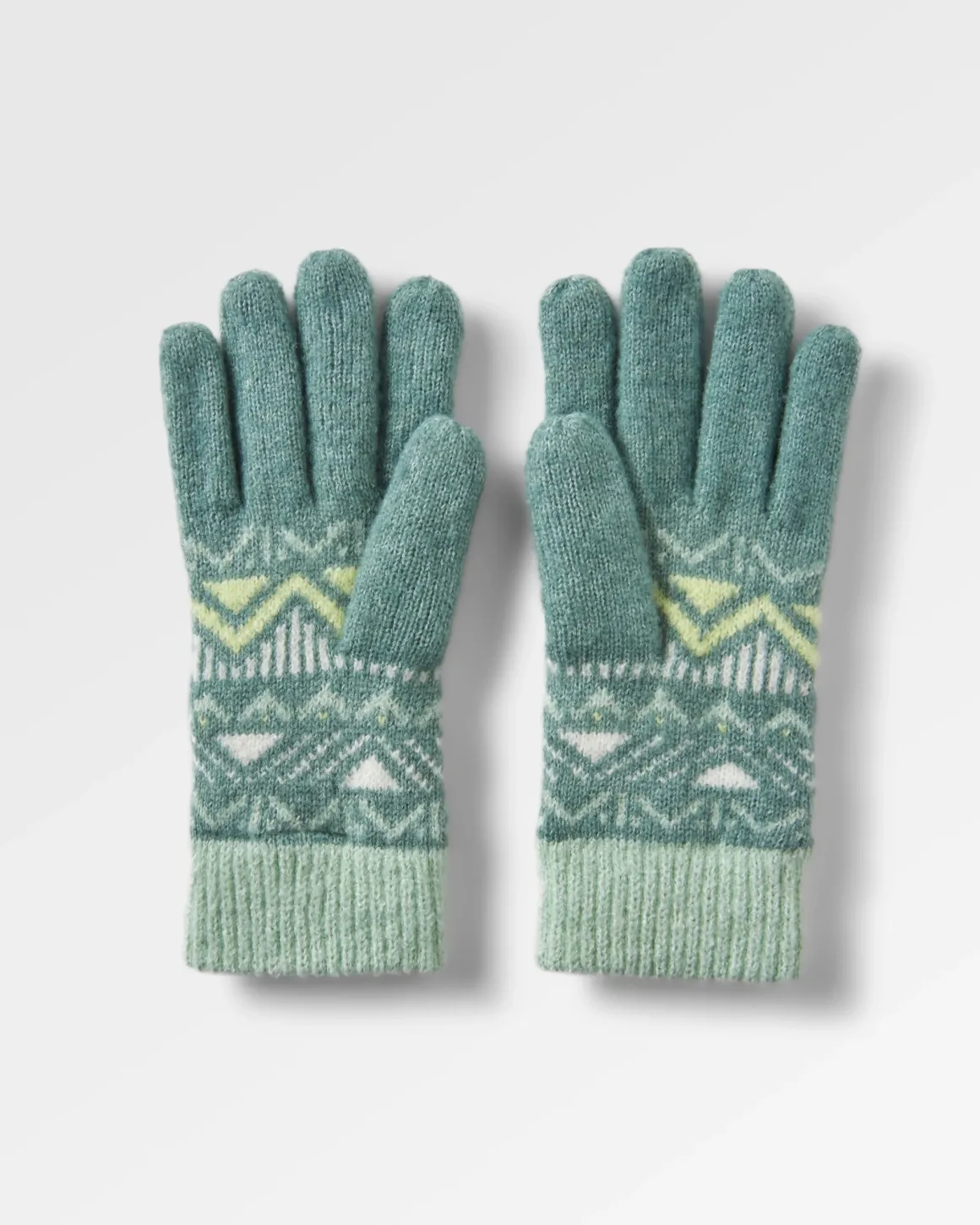 Nettle Recycled Knitted Gloves - Arctic