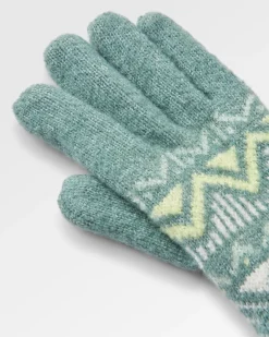 Nettle Recycled Knitted Gloves - Arctic