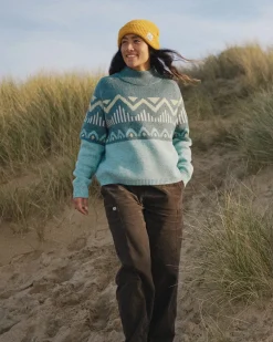 Nettle Recycled Knitted Sweater - Arctic