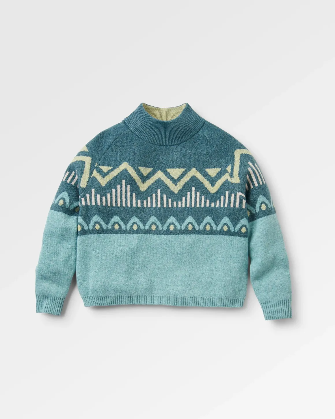 Nettle Recycled Knitted Sweater - Arctic