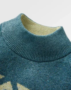 Nettle Recycled Knitted Sweater - Arctic