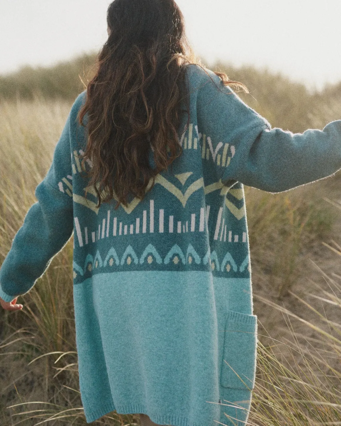 Nettle Recycled Knitted Sweater - Arctic