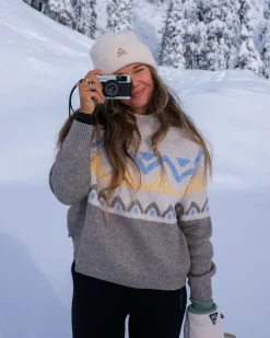 Nettle Recycled Knitted Sweater - Birch