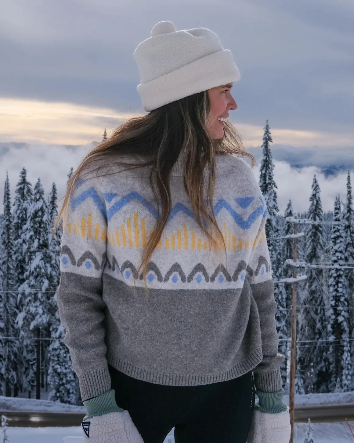 Nettle Recycled Knitted Sweater - Birch