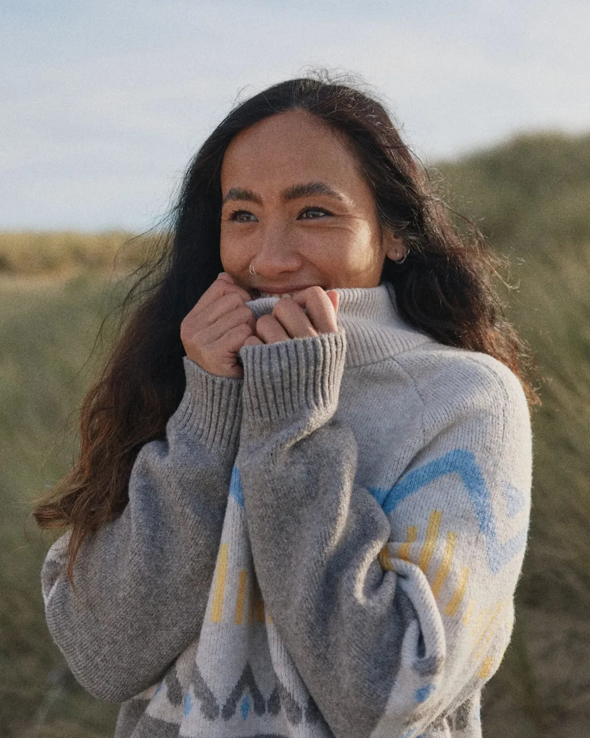 Nettle Recycled Knitted Sweater - Birch