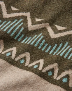 Nettle Recycled Knitted Sweater - Khaki Green