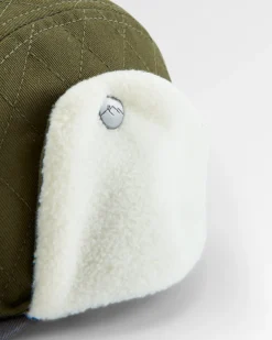Nightfall Recycled Polar Fleece Lined Hat - Dusty Olive